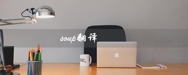 soup翻译（soup的中文意思是什么）