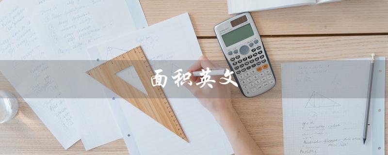 面积英文（什么是square）