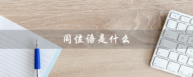 同位语是什么（同位语的定义与用法）