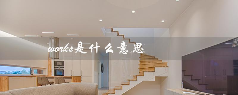 works是什么意思（work的意思是什么）