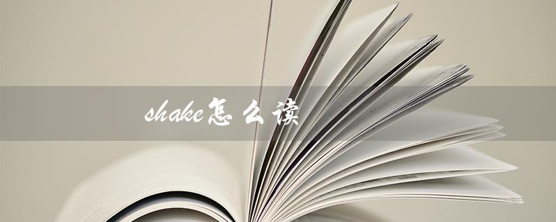 shake怎么读（shakes应该怎么读）