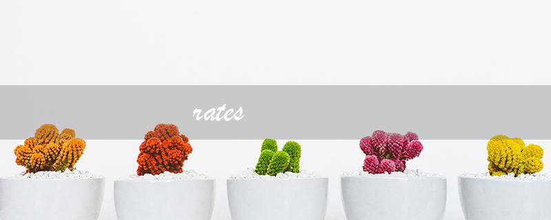 rates（如何翻译rates（15个字符））