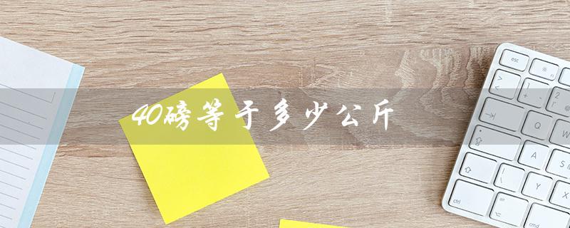 40磅等于多少公斤（40磅等于几公斤）