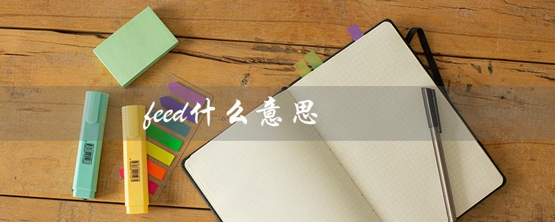 feed什么意思（feed的中文翻译是什么）