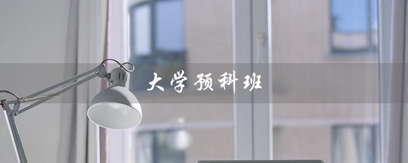 大学预科班（大学预科班的条件是什么）